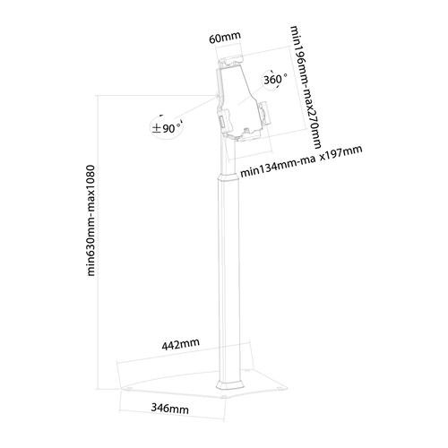 Neomounts by Newstar tablet stand image 3