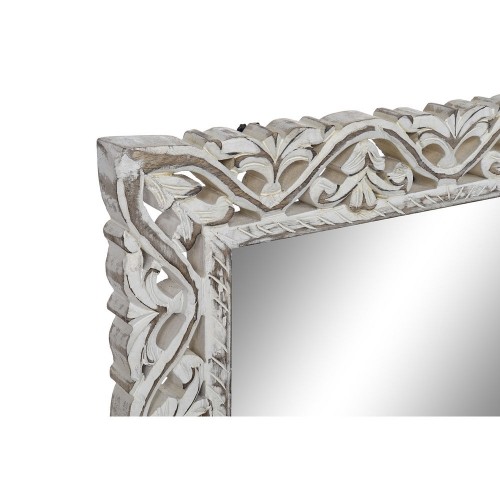 Sienas spogulis DKD Home Decor Balts Mango koks (105 x 3 x 61 cm) image 3