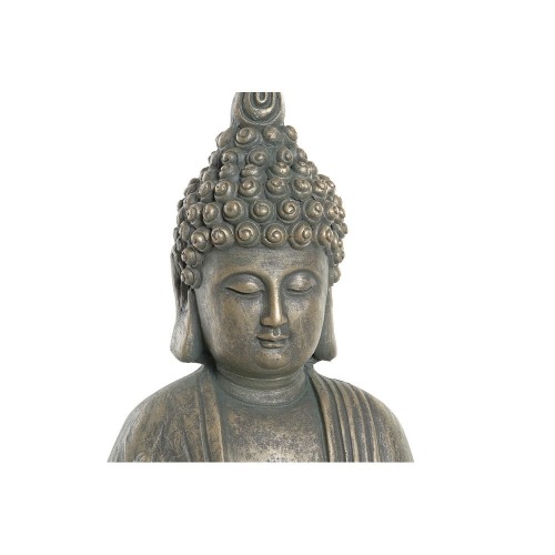 Decorative Figure DKD Home Decor 38 x 25 x 43 cm Black Golden Buddha Dark grey Oriental Modern image 3