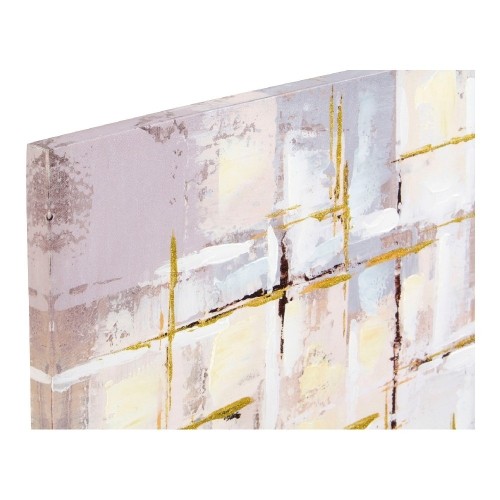 Glezna DKD Home Decor Squares Canvas Abstrakts (2 pcs) (100 x 3 x 100 cm) image 3