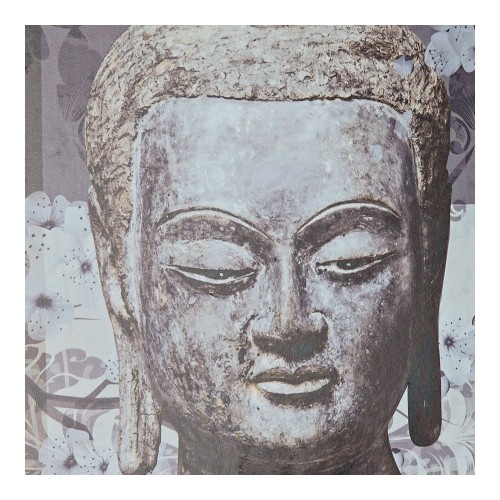 Cover DKD Home Decor 8424001698608 Counter Buddha Grey Wood MDF Wood 2 Units 46,5 x 6 x 31 cm image 3