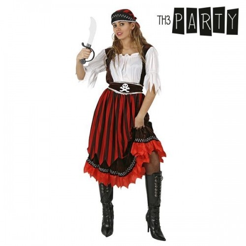 Costume for Adults Th3 Party Multicolour Pirates (3 Pieces) image 3