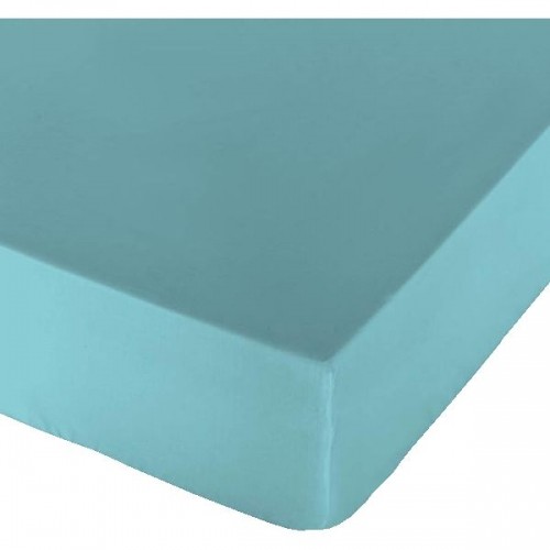 Fitted bottom sheet Naturals Turquoise image 3