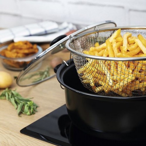 Deep-fat Fryer Quid Gante With lid 320 ml Basket (26 cm) image 3