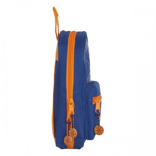 Пенал-рюкзак Valencia Basket Синий Оранжевый (33 Предметы) image 3