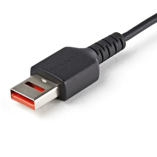 USB A uz USB C Kabelis Startech USBSCHAC1M           Melns image 3