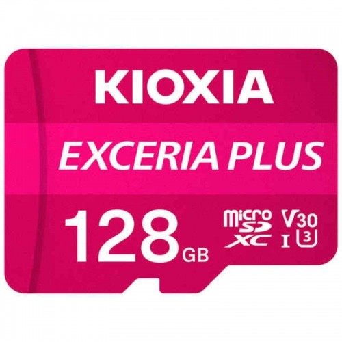 Карта памяти микро-SD с адаптером Kioxia Exceria Plus UHS-I U3 Класс 10 Розовый image 3