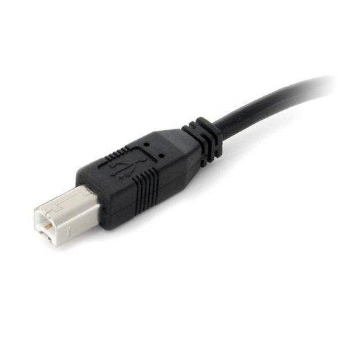 Кабель USB A — USB B Startech USB2HAB30AC          Чёрный image 3