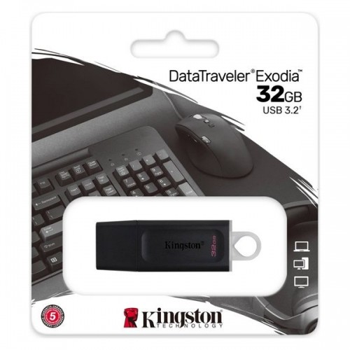 USВ-флешь память Kingston DataTraveler DTX Чёрный image 3