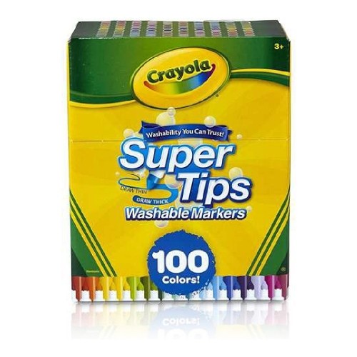 Набор маркеров Super Tips Crayola (100 uds) image 3