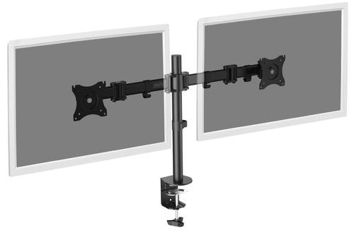 Digitus Universal Dual Monitor Stand with clamp mount image 3