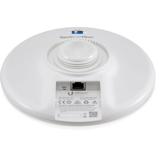 Piekļuves punkts UBIQUITI NanoBeam 5AC Gen 2 19 dBi 450 Mbit/s WIFI 5 Ghz image 3