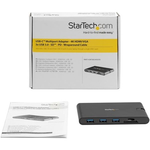 Докстанция Startech DKT30CHVSCPD         Чёрный 88 g image 3