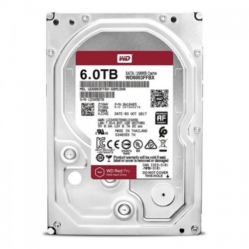 Hard Drive Western Digital WD6003FFBX 6 TB 3.5" SATA III 6 TB 3,5" image 3