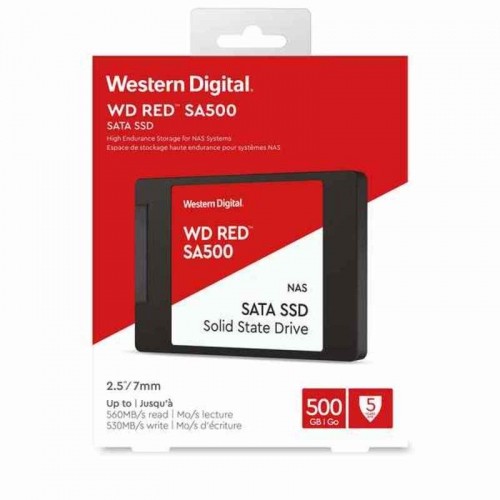 Cietais Disks Western Digital Red SA500 500 Gb 2,5" SSD image 3
