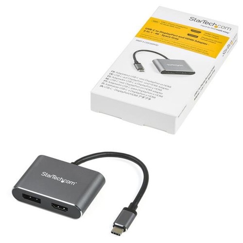 USB C uz HDMI/DisplayPort Adapteris Startech CDP2DPHD             4K Ultra HD Sudrabs image 3