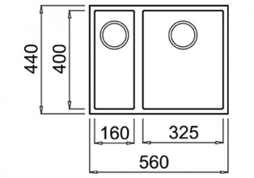 Sink Teka Square 560TG Artic White image 3