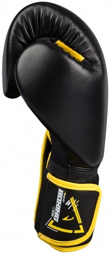 Boxing gloves AVENTO 41BO 12oz black PU leather image 3