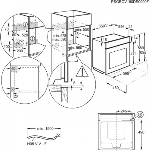 Electrolux EOB8S39WZ image 3