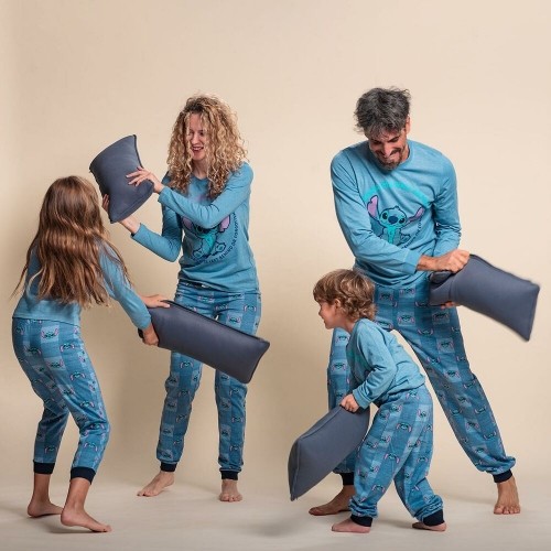 Pyjama Stitch Men Blue (Adults) image 3