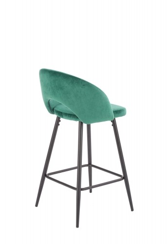Halmar H96 bar stool. color: dark green image 3