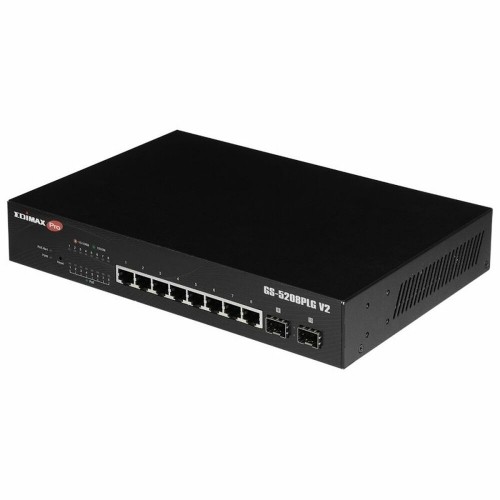 Переключатель Edimax GS-5208PLG V2 Чёрный Gigabit Ethernet image 3