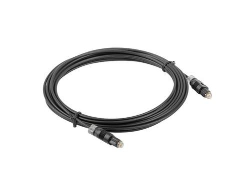 Lanberg CA-TOSL-10CC-0030-BK fibre optic cable 3 m TOSLINK Black image 3