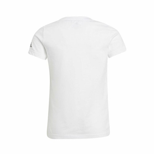 Child's Short Sleeve T-Shirt Adidas Graphic White image 3