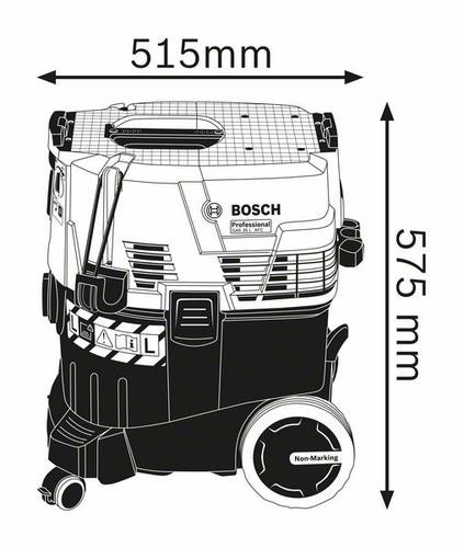 Bosch GAS 35 L AFC Professional Black, Blue 1200 W image 3