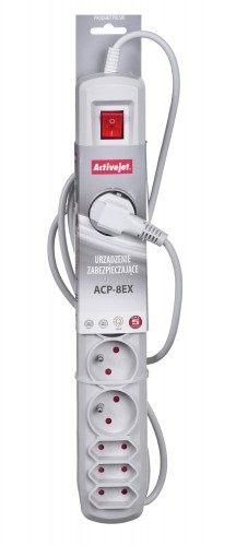 Activejet APN-8G/3M-GR power strip with cord image 3