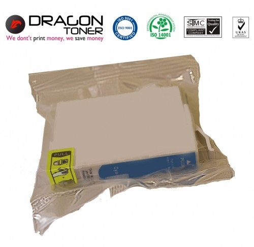 Epson DRAGON-TE-C13T908240 Cyan (XL) image 3