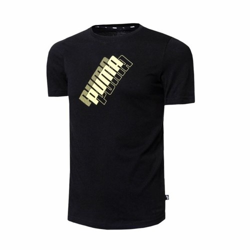 Children’s Short Sleeve T-Shirt Puma Power Logo Black image 3