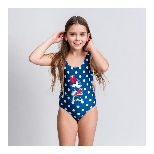 Swimsuit for Girls Minnie Mouse Dark blue image 3