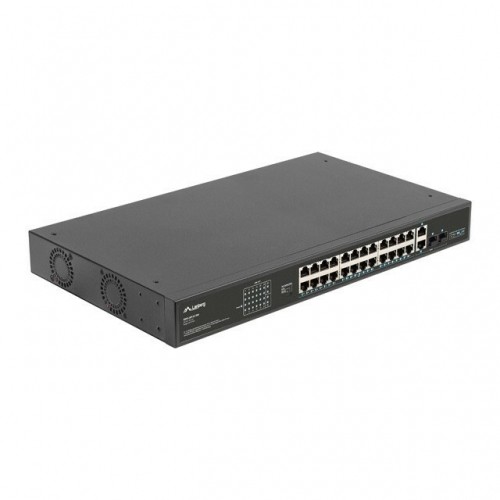 Lanberg Switch rack 19" POE+ 24x 100Mb PoE+ /2x SFP ETHERNET 360W image 3