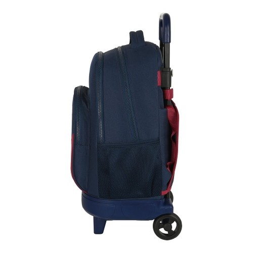 School Rucksack with Wheels F.C. Barcelona Corporativa Blue Maroon (33 x 45 x 22 cm) image 3