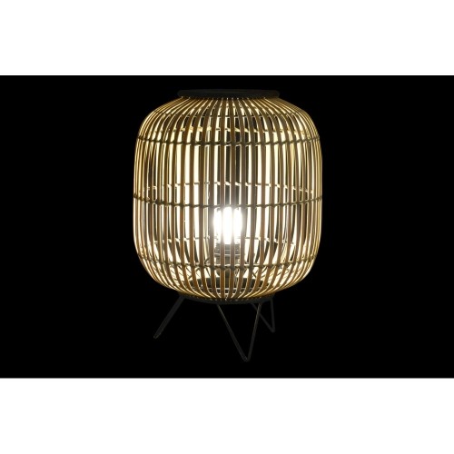 Desk lamp DKD Home Decor Black Metal Brown Bamboo (30 x 30 x 40.5 cm) image 3