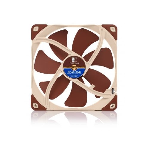 Noctua NOC-NF-A14-ULN computer cooling component Computer case Fan 14 cm Beige, Brown 1 pc(s) image 3