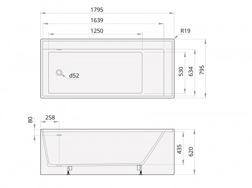 PAA INFINITY VAINFS/00 Matte White SilkStone свободно стоящая ванна image 3