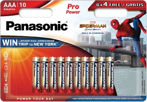 Panasonic Batteries Panasonic Pro Power батарейки LR03PPG/10B (6+4шт) image 3