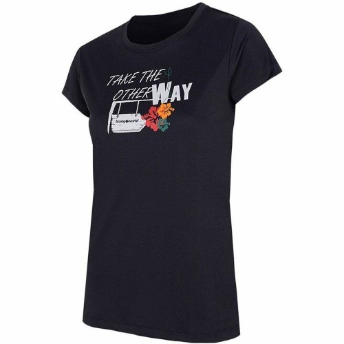 Women’s Short Sleeve T-Shirt Trangoworld Myra Black image 3