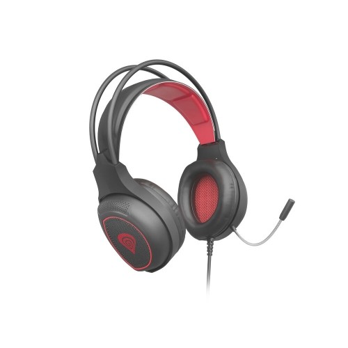 Headphones with Microphone Genesis Radon 300 Black Red image 3