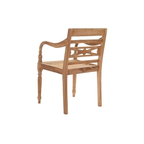 Садовое кресло DKD Home Decor Коричневый Тик (54 x 47 x 85 cm) image 3