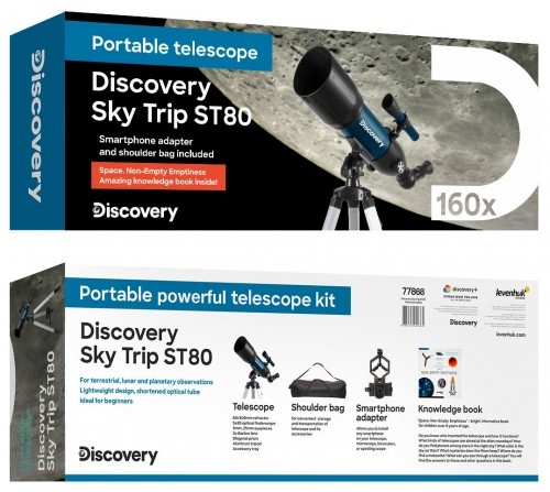 Discovery Sky Trip ST80 teleskops ar grāmatu image 3