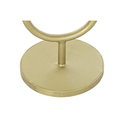 Side table DKD Home Decor Golden Metal Marble 45 x 27 x 63 cm image 3