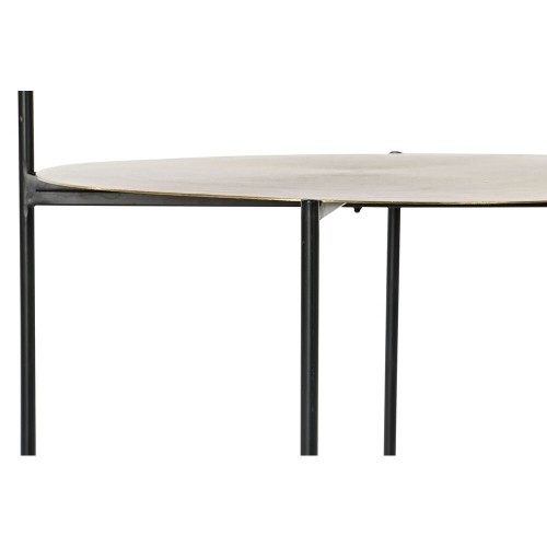 Mazs galdiņš DKD Home Decor Melns Bronza Alumīnijs Moderns (73 x 53 x 61 cm) image 3