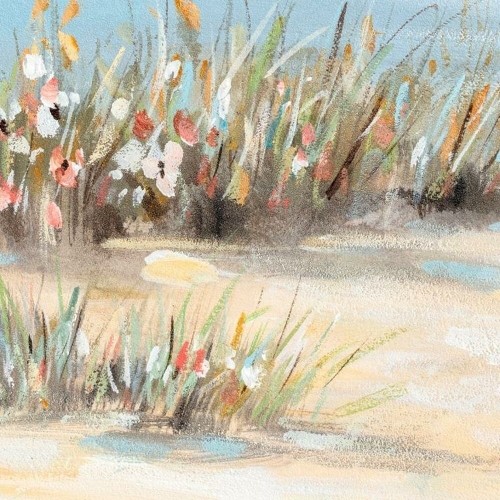 Painting DKD Home Decor 100 x 3,7 x 80 cm Beach Mediterranean (2 Units) image 3