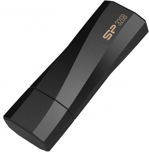 Silicon Power flash drive 32GB Blaze B07 USB 3.2, black image 3