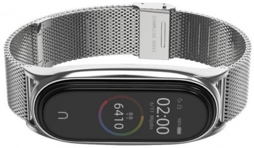 Tech-Protect ремешок для часов MilaneseBand Xiaomi Mi Band 5/6/7, серебристый image 3