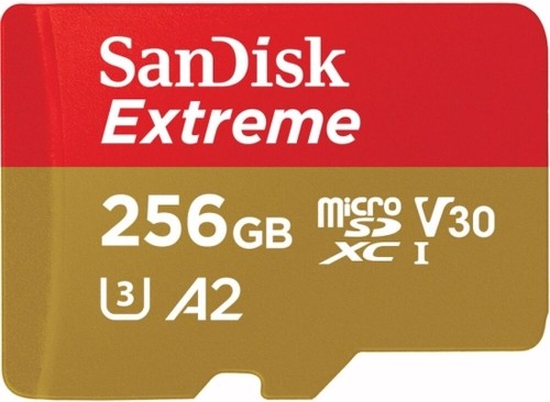 Sandisk memory card microSDXC 256GB Extreme + adapter image 3