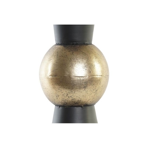 Vase DKD Home Decor Black Metal Copper Vintage 14 x 14 x 32 cm image 3